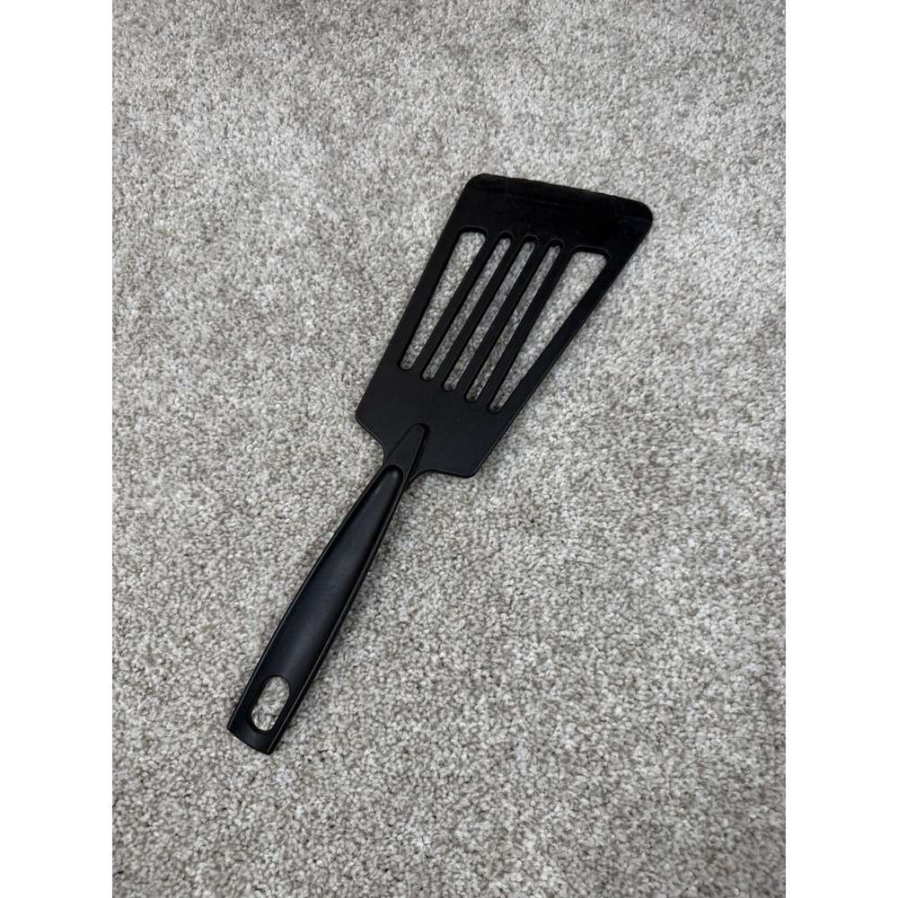 Tailormade Black Nylon‎ Plastic Slotted Fish Spatula Whisk Kitchen Utensil 12.5”